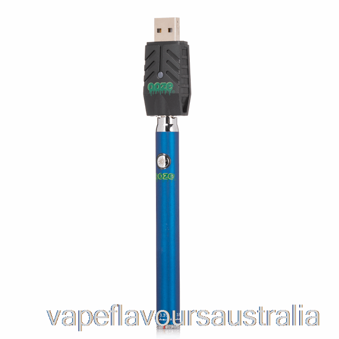 Vape Nicotine Australia Ooze 320mAh Twist Slim Pen Battery Blue